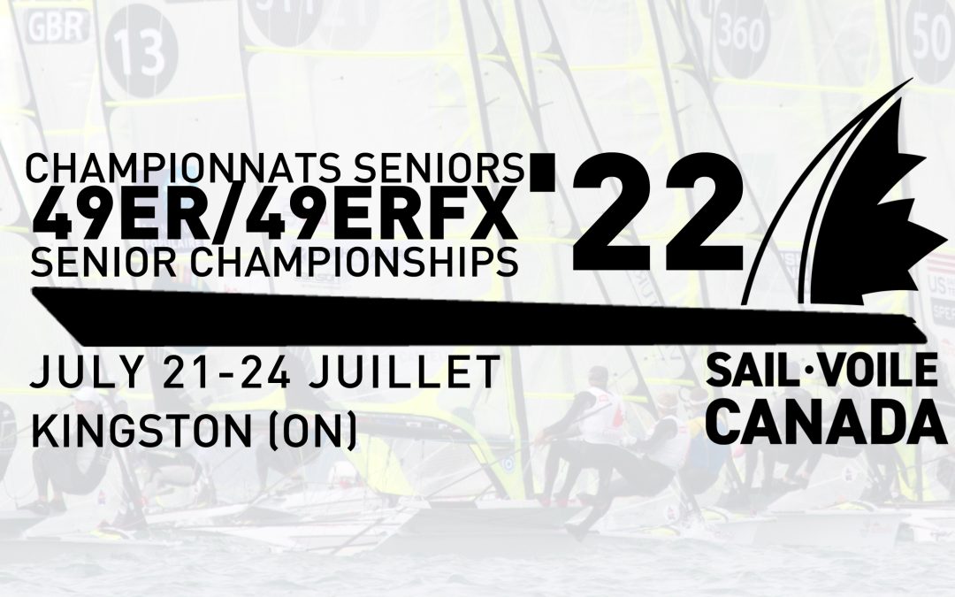 Kingston accueillera près de 60 athlètes pour les Championnats seniors de 49er et 49erFX de Voile Canada