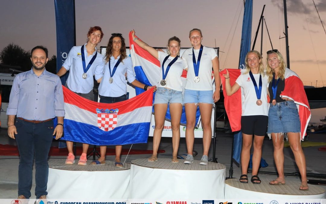 Antonia et Georgia Lewin-LaFrance remportent le bronze aux Championnats européens en 49er FX 2021