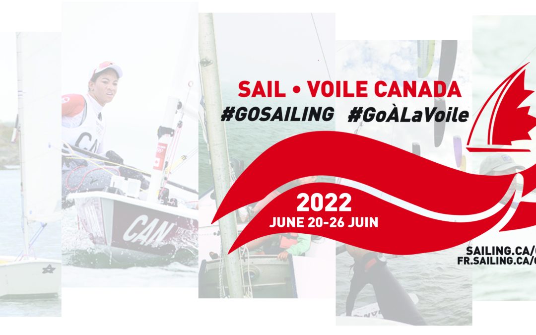 Partagez le plaisir de la voile, du 20 au 26 juin, lors de la semaine #GoÀLaVoile 2022