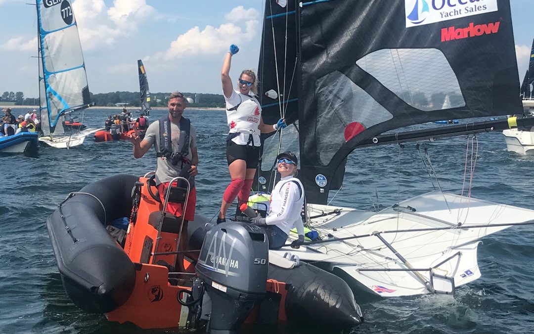 Antonia et Georgia Lewin-LaFrance remporte le bronze à la compétition Kiel Week en Allemagne