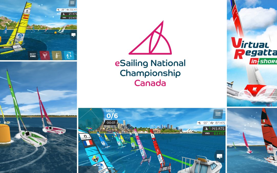 De l’eau au jeu vidéo : place au Championnat canadien de eVoile