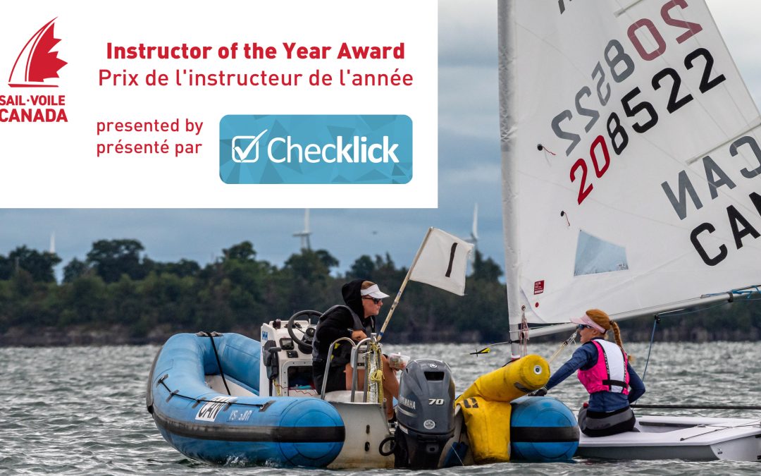Checklick présentera le Prix d’instructeur de l’année de Voile Canada