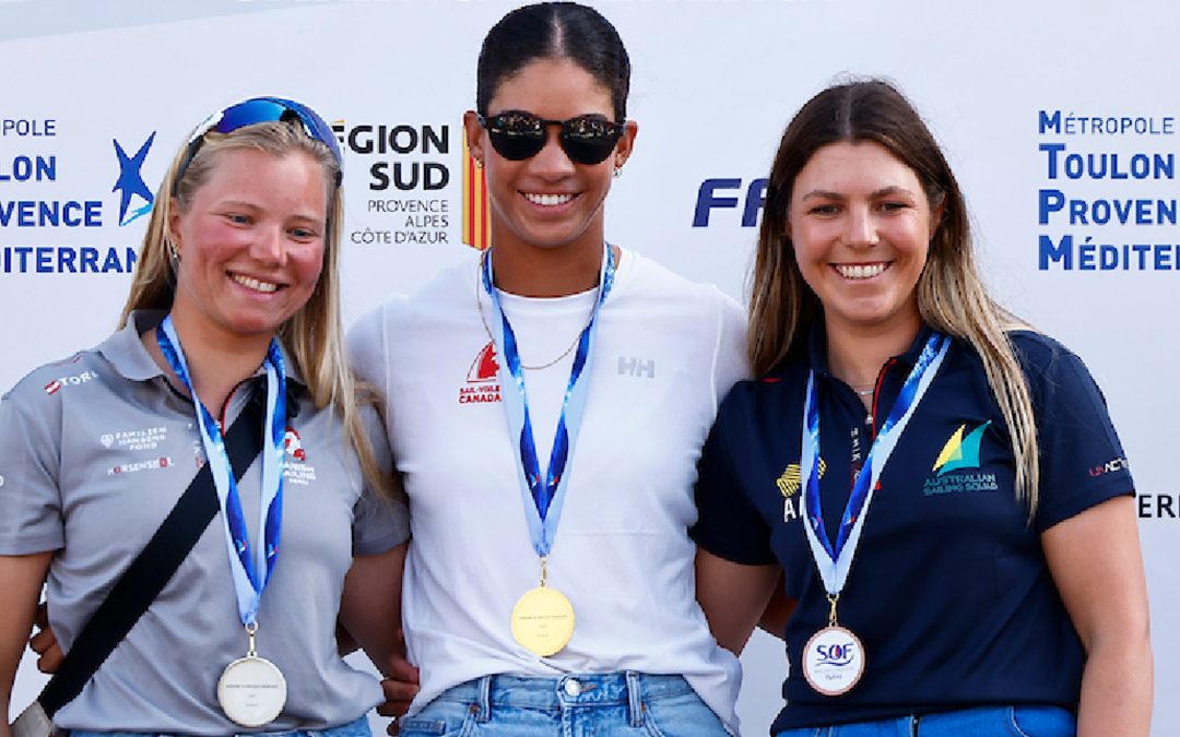 Sarah Douglas remporte l’or à la compétition de voile de la Semaine olympique française
