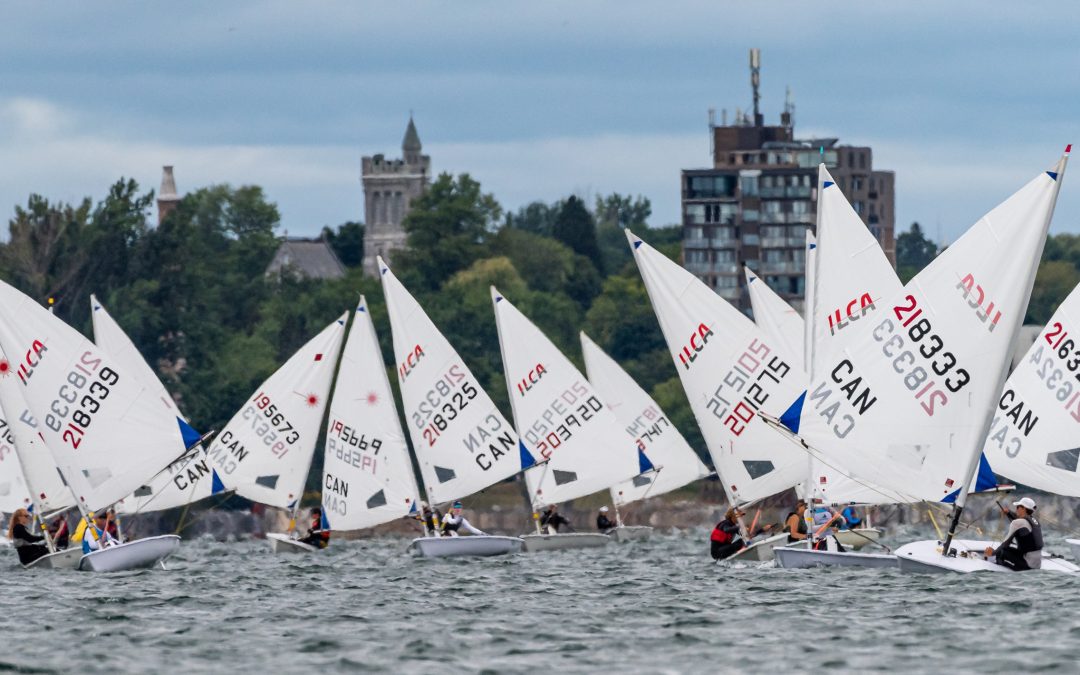 Kingston accueillera plus de 400 athlètes en voile pour les Championnats de la jeunesse et séniors en ILCA 6 et en ILCA 7 2023 de Voile Canada