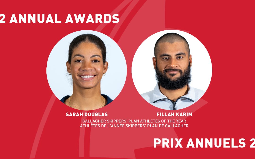 Sarah Douglas et Fillah Karim nommés Athlètes de l’année Skippers’ Plan de Gallagher 2022