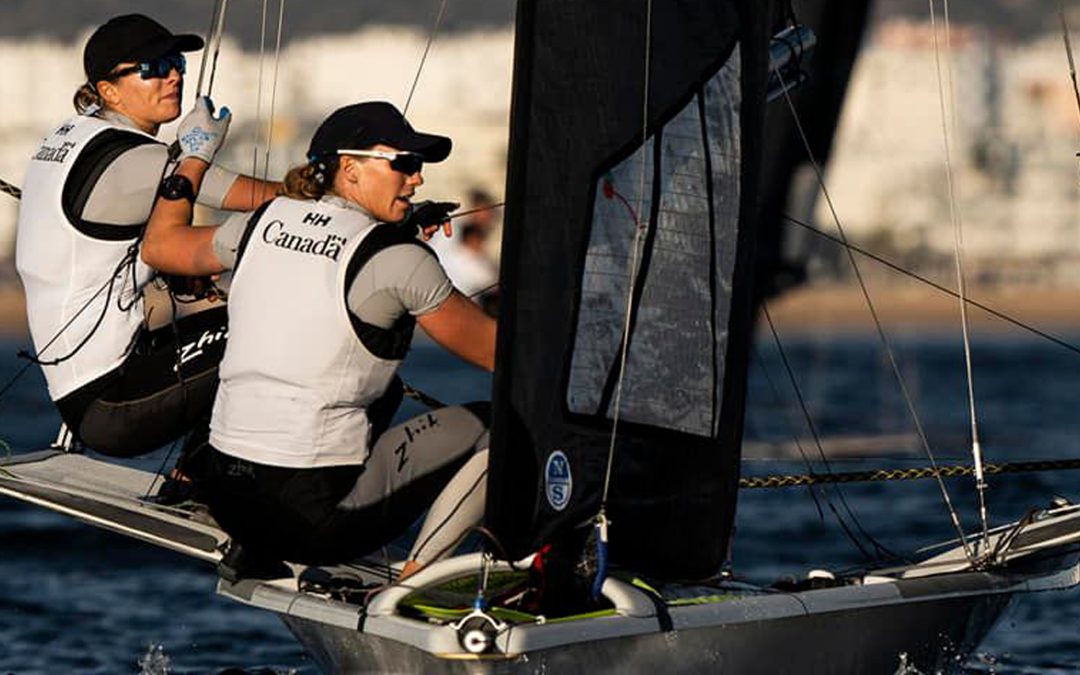 Les sœurs Lewin-LaFrance au 10e rang aux Championnats européens en 49er, 49erFX et Nacra 17 en voile 2023