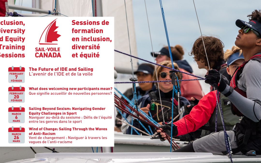 Série de formation IDE (inclusion, diversité et équité) de Sail Canada