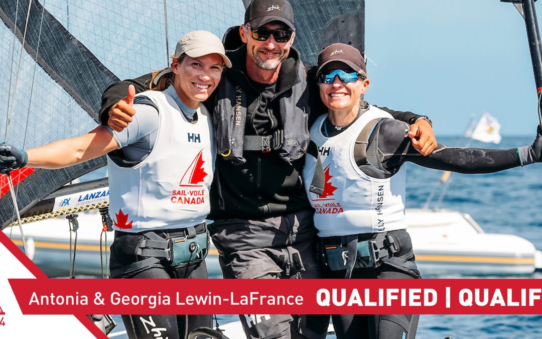 Les athlètes en 49erFX (voile) de la Nouvelle-Écosse Antonia et Georgia Lewin-LaFrance se qualifient en vue d’être nommées pour l’équipe des Jeux olympiques de Paris 2024