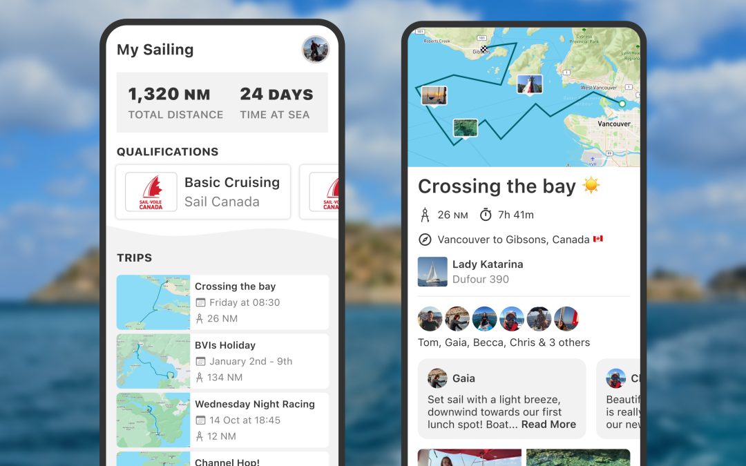 Sail Canada et SailTies présentent une nouvelle application sociale et d’enregistrement aux navigateurs canadiens en voile