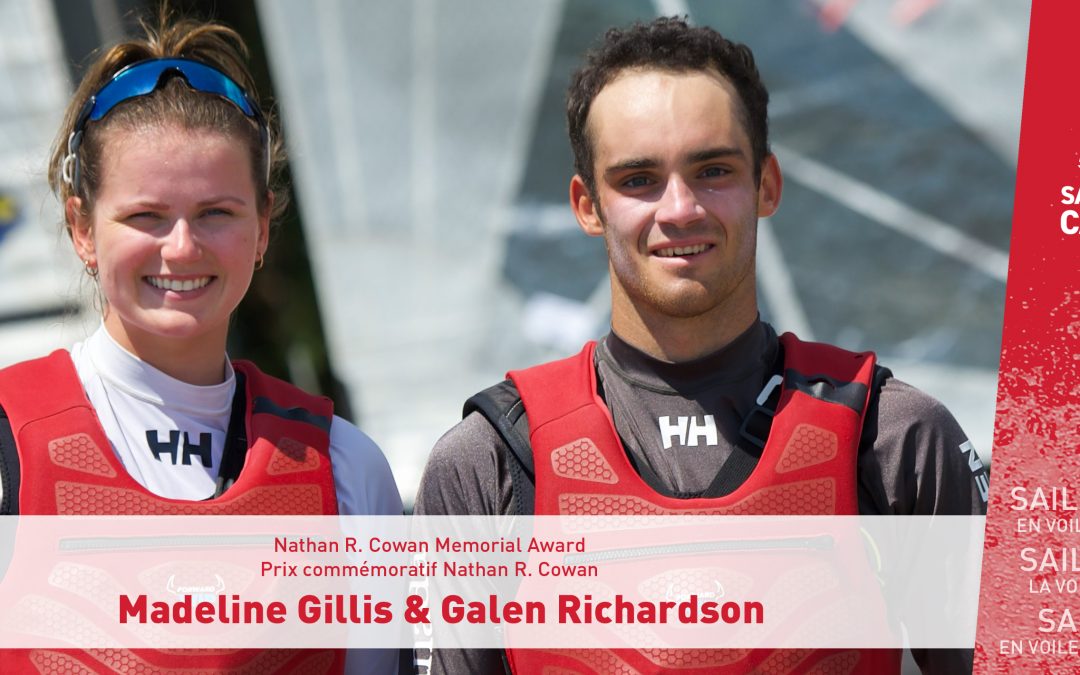 Madeline Gillis et Galen Richardson reçoivent le Prix commémoratif Nathan R. Cowan