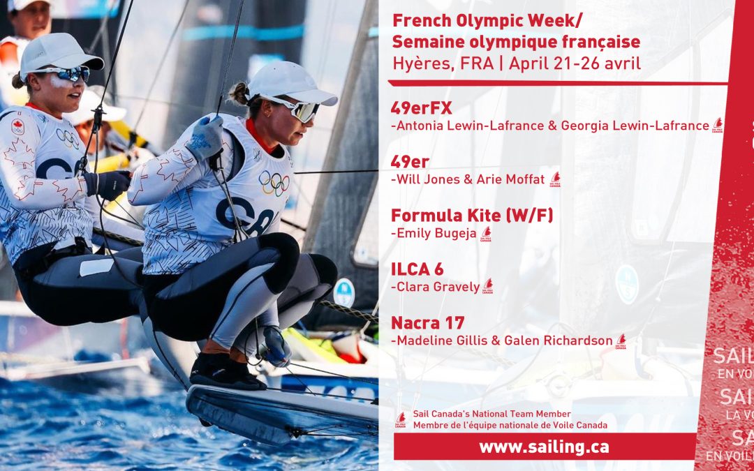 Huit Canadiens participeront à la prochaine étape des Séries Grand Slam de voile en France