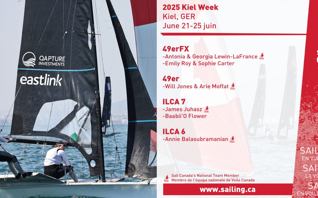 Neuf Canadiens participeront à la prochaine étape des Séries Grand Slam de voile en Allemagne