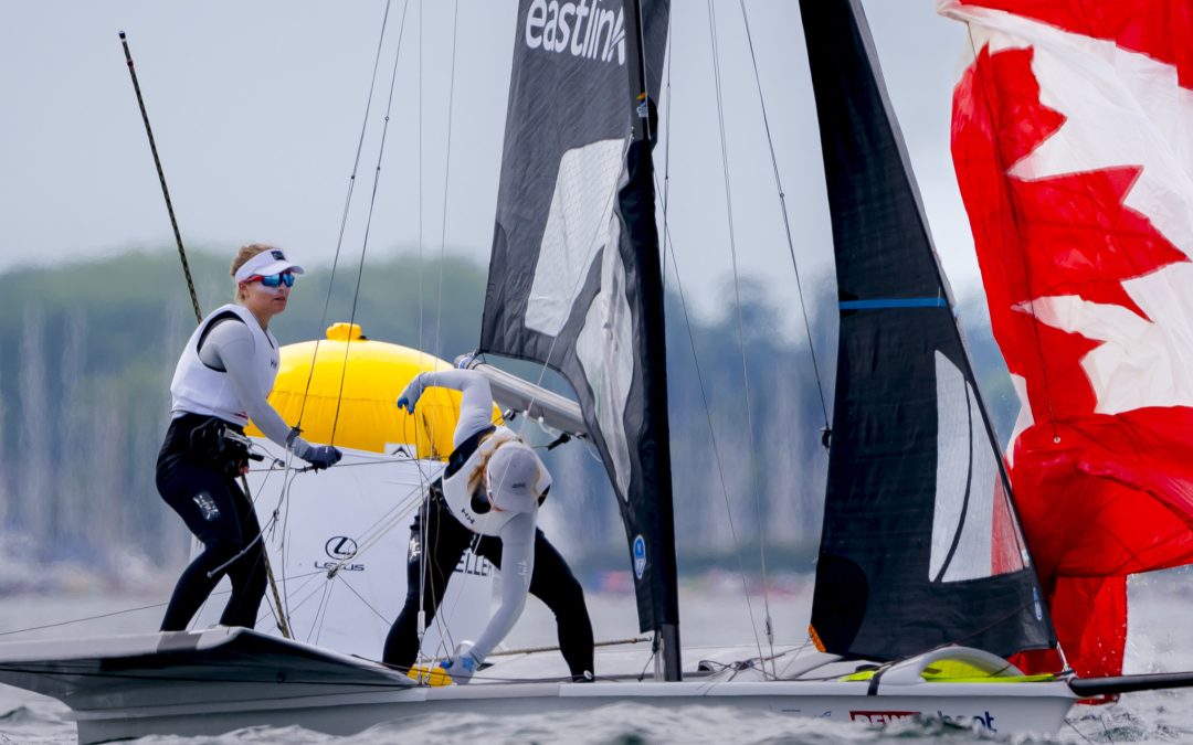 Antonia et Georgia Lewin-LaFrance remporte le bronze à l’étape des Séries Grand Slam de voile en Allemagne