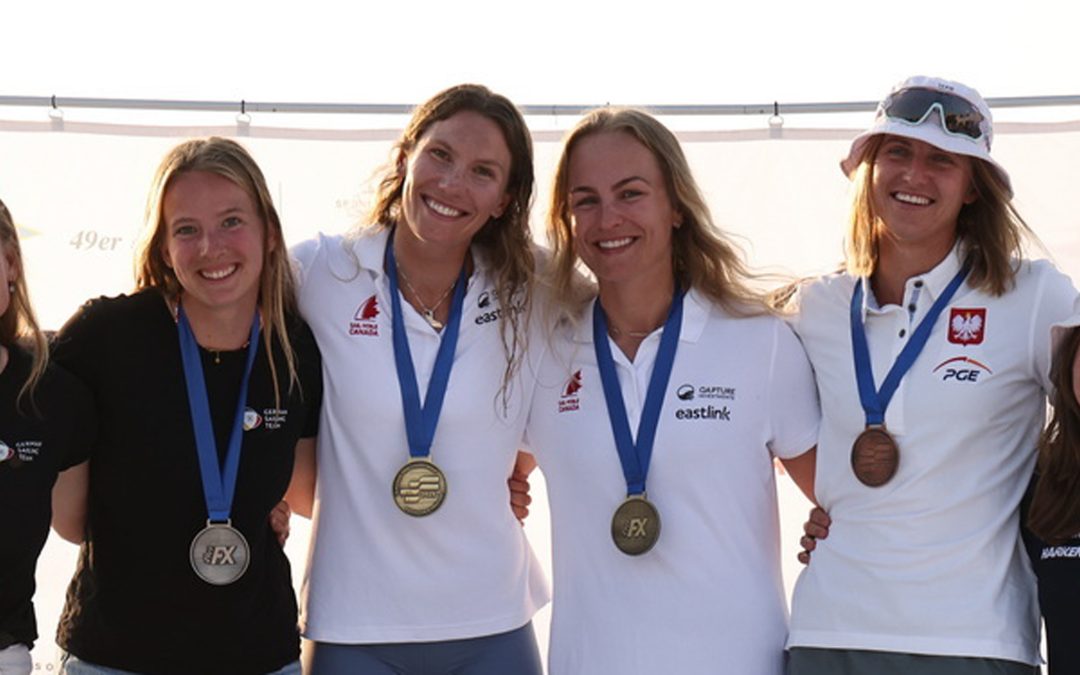 Médaille d’or pour Antonia et Georgia Lewin-LaFrance aux Championnats européens en 49er, 49erFX et Nacra 17 2025 en Grèce